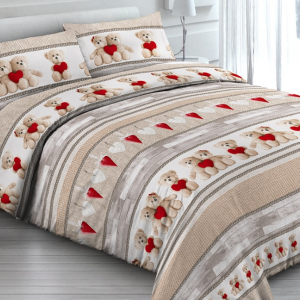  motiv posteljnine - MEDVEDKI