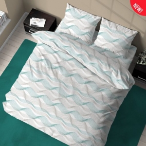 motiv posteljnine - ONDA ZELENA