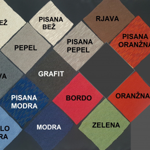 blago ELASTAN - barvna paleta